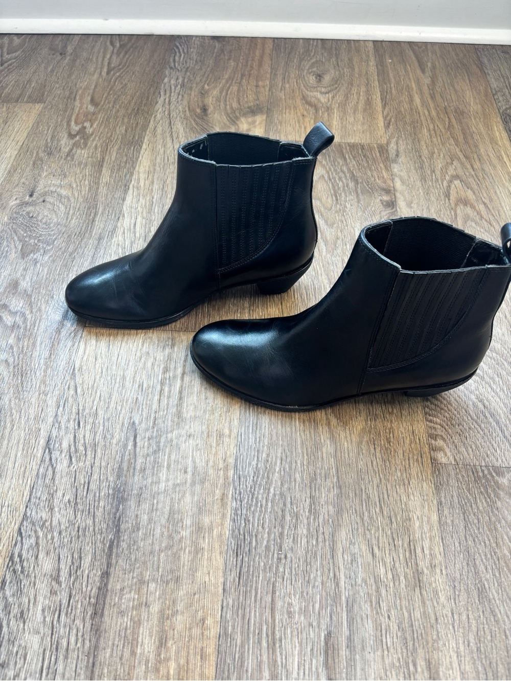 ECCO Black Leather Chelsea Ankle Boots Women’s EU 38 US 7.5 8 - Picture 5 of 12